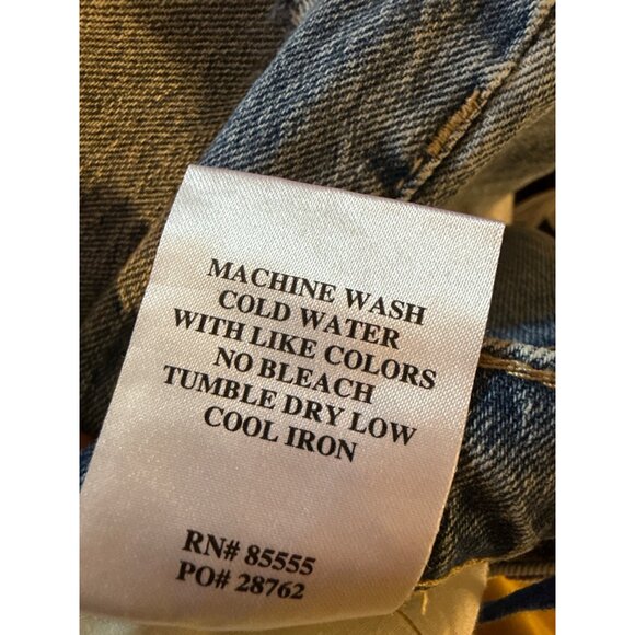 NWT Eunina Codi Distressed Medium Wash High Rise Dad Jeans Sz 7 - Picture 8 of 16